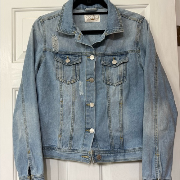 Judith‎ March Easy Tiger Denim Jacket, medium - Picture 3 of 5